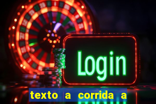 texto a corrida a lagarta lili